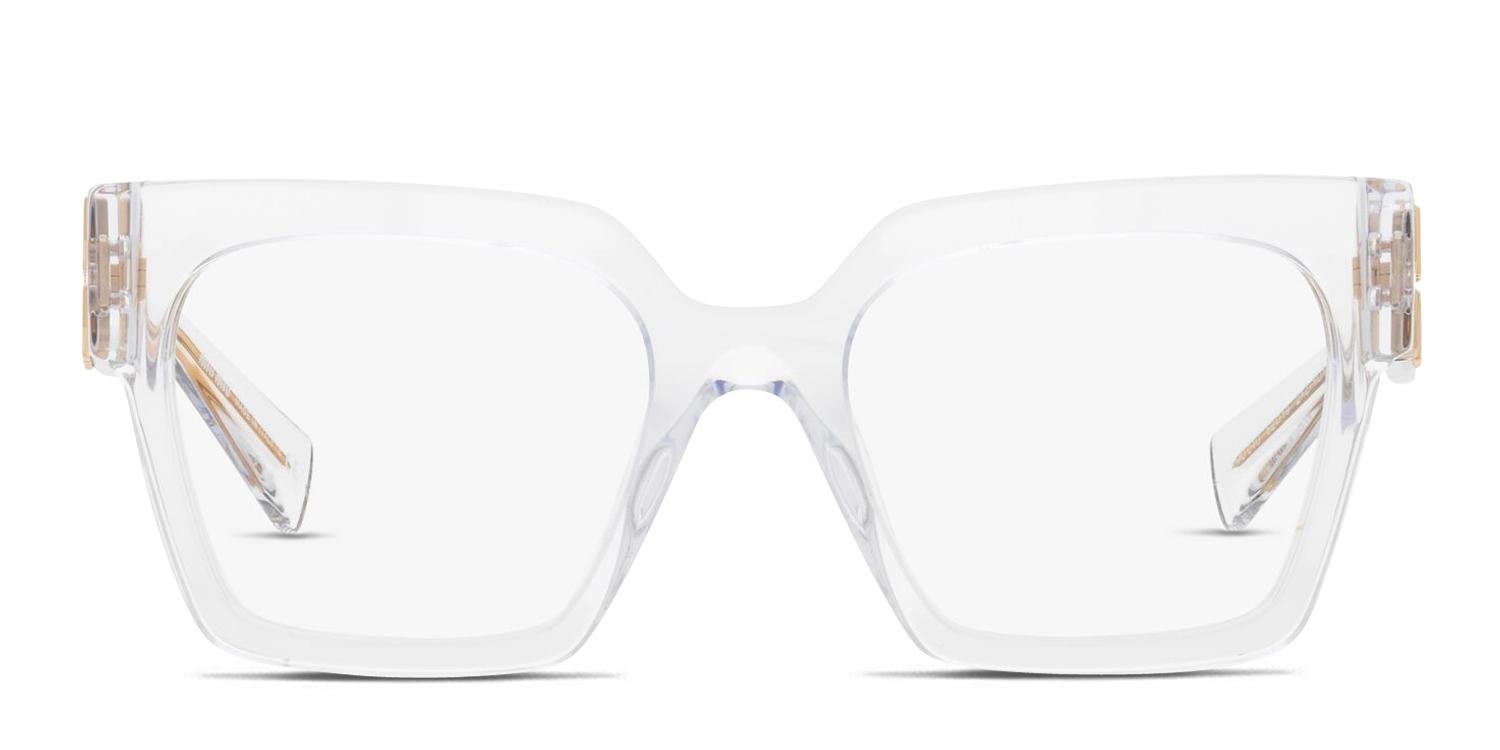 Miu Miu MU04UV Clear glasses - Clear - Frontal View
