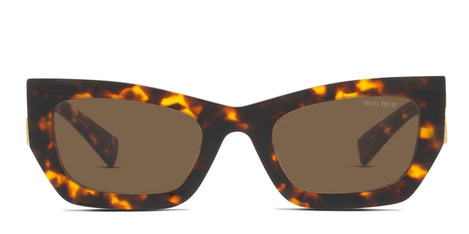 Miu Miu MU 09WS Tortoise glasses - Tortoise - Frontal View
