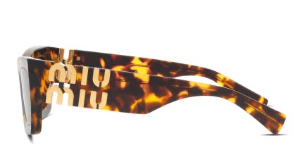 Miu Miu MU 09WS Tortoise glasses - Tortoise - Side View