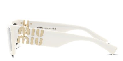 Miu Miu MU 09WS White glasses - White - Side View
