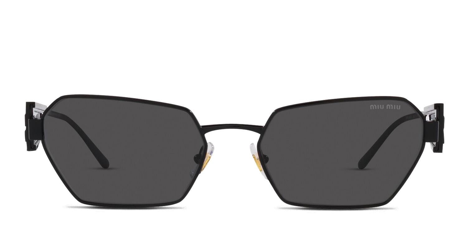 Miu Miu MU 53WS Black glasses - Black - Frontal View
