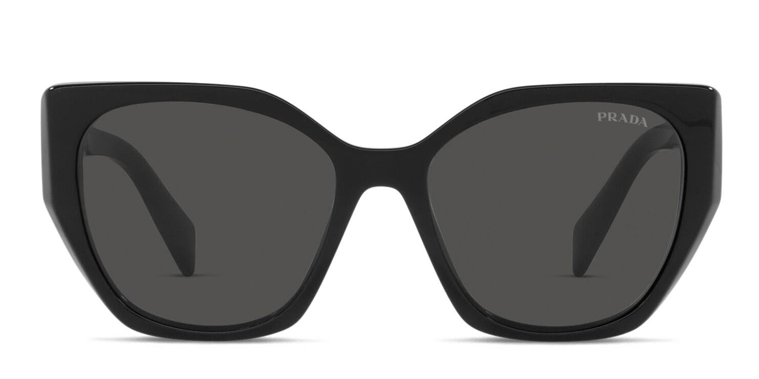 Prada PR19ZS Shiny Black glasses - Shiny Black - Frontal View