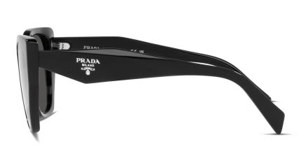 Prada PR19ZS Shiny Black glasses - Shiny Black - Side View