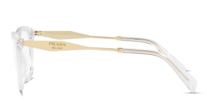Prada PR02ZV Clear glasses - Clear - Side View