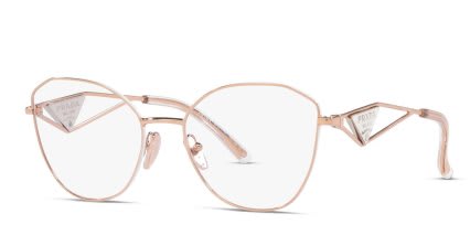 Prada PR 52ZV Rose Gold glasses - Rose Gold - Angle View
