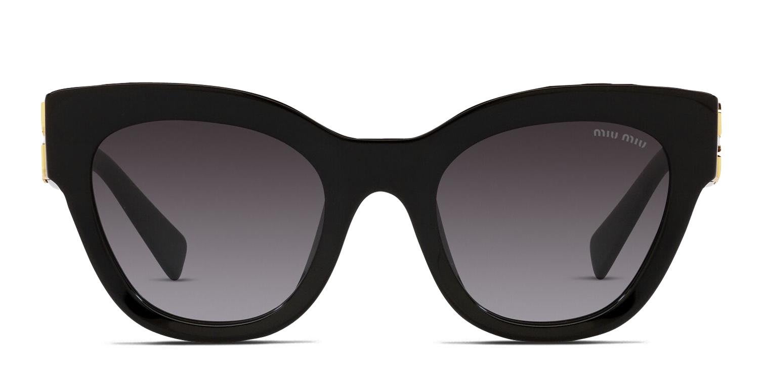 Miu Miu MU 01YS Shiny Black glasses - Shiny Black - Frontal View