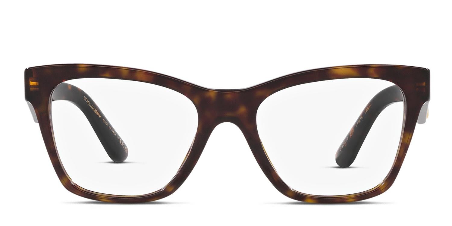 Dolce & Gabbana DG3374 Tortoise glasses - Tortoise - Frontal View