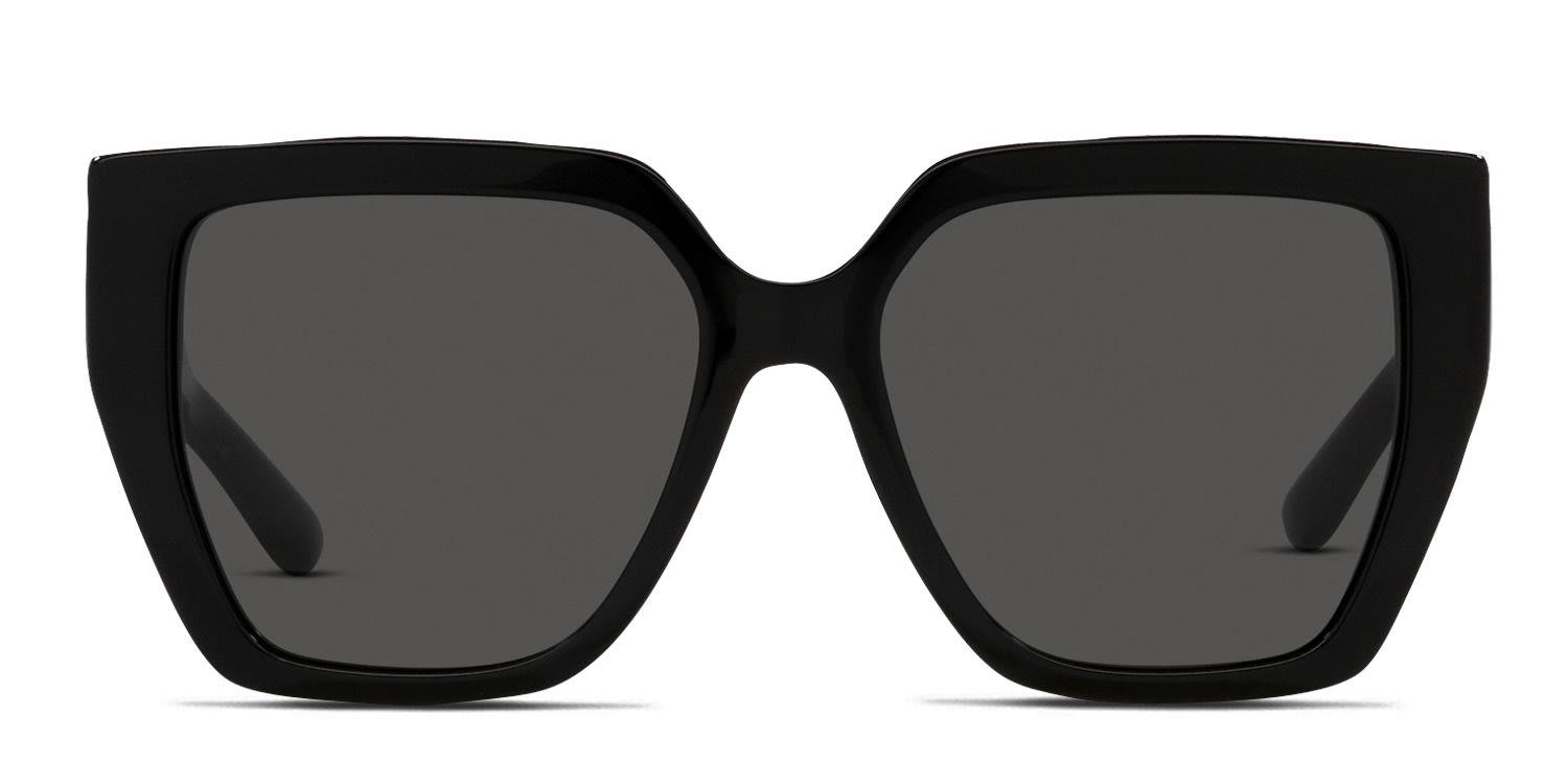 Dolce & Gabbana DG4438 Shiny Black glasses - Shiny Black - Frontal View