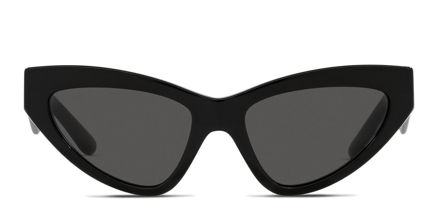 Dolce & Gabbana DG4439 Shiny Black glasses - Shiny Black - Frontal View