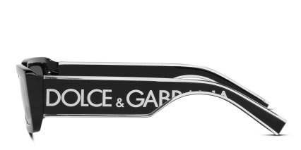 Dolce & Gabbana DG6187 Shiny Black glasses - Shiny Black - Side View