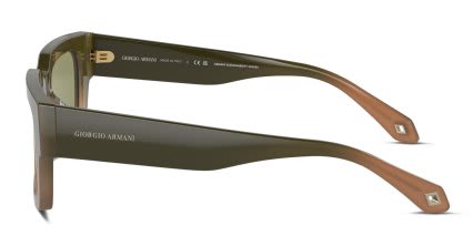 Giorgio Armani AR8184U Green, Brown glasses - Green / Brown - Side View