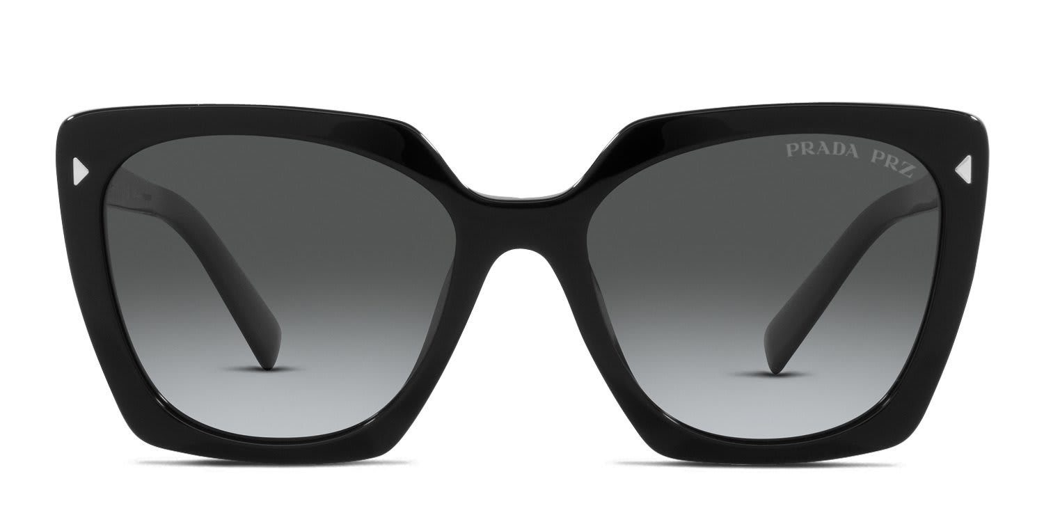 Prada PR23ZS Black , Gray glasses - Black / Gray - Frontal View