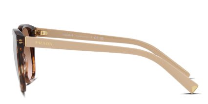 Prada PR 22ZS Brown, Tortoise glasses - Brown / Tortoise - Side View