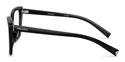 Prada PR16ZV Shiny Black glasses - Shiny Black - Side View