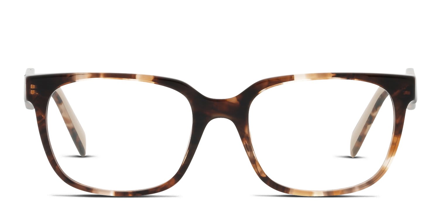 Prada PR17ZV Gold , Tortoise glasses - Gold / Tortoise - Frontal View