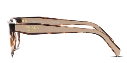 Prada PR17ZV Gold , Tortoise glasses - Gold / Tortoise - Side View
