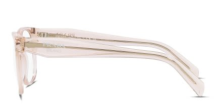 Prada PR17ZV Clear, Pink glasses - Clear / Pink - Side View