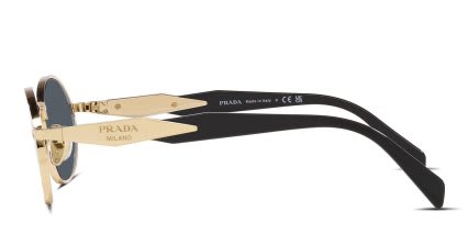 Prada PR 65ZS Gold glasses - Gold - Side View