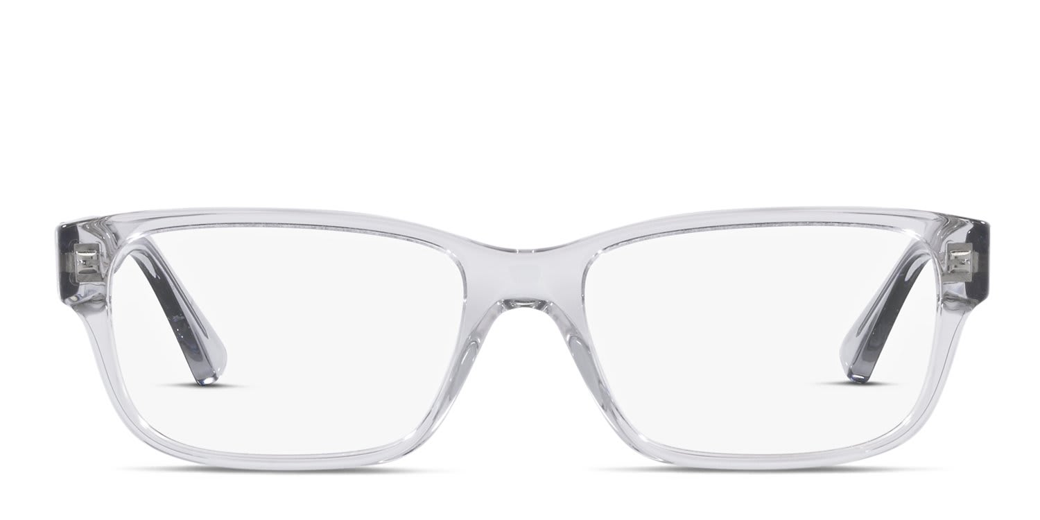 Prada PR18ZV Clear, Gray glasses - Clear / Gray - Frontal View