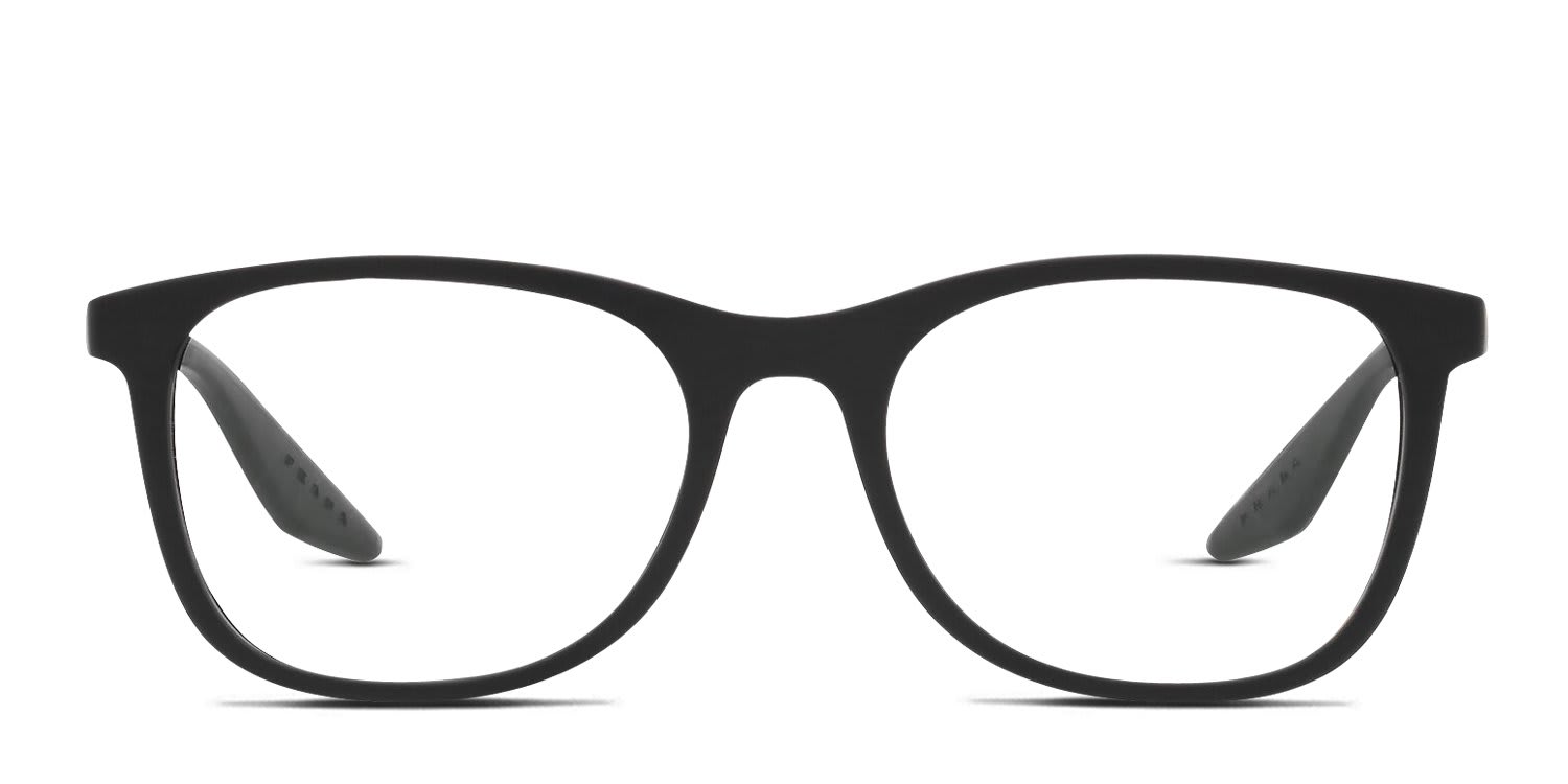 Prada Linea Rossa PS05PV Black , Gray glasses - Black / Gray - Frontal View