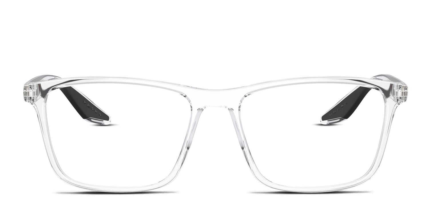 Prada Linea Rossa PS01QV Clear glasses - Clear - Frontal View