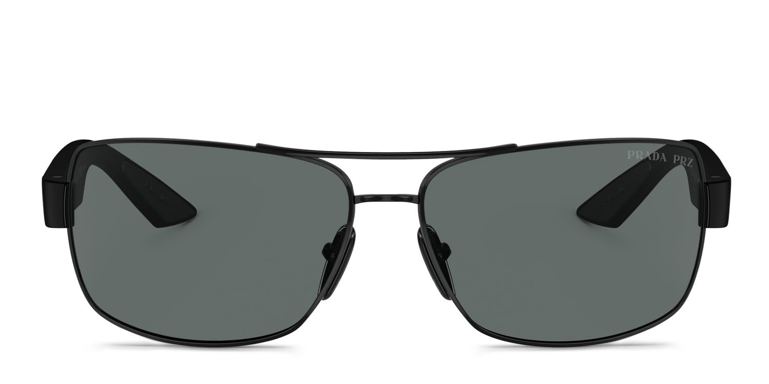 Prada Linea Rossa PS50ZS Black glasses - Black - Frontal View