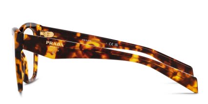 Prada PR20ZV Bronze, Tortoise glasses - Bronze / Tortoise - Side View