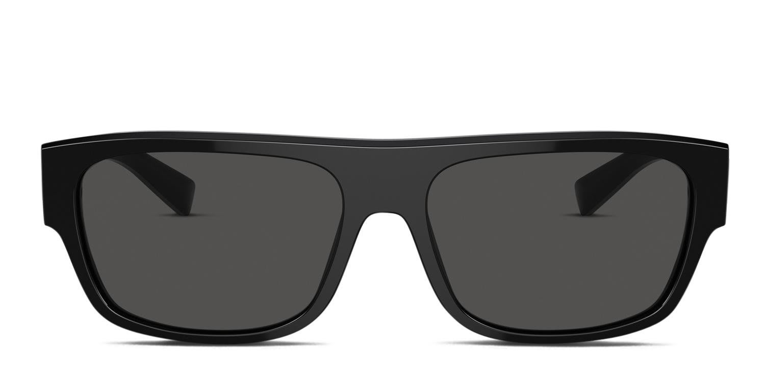 Dolce & Gabbana DG4455 Shiny Black glasses - Shiny Black - Frontal View