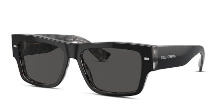 Dolce & Gabbana DG4451 Black glasses - Black - Angle View