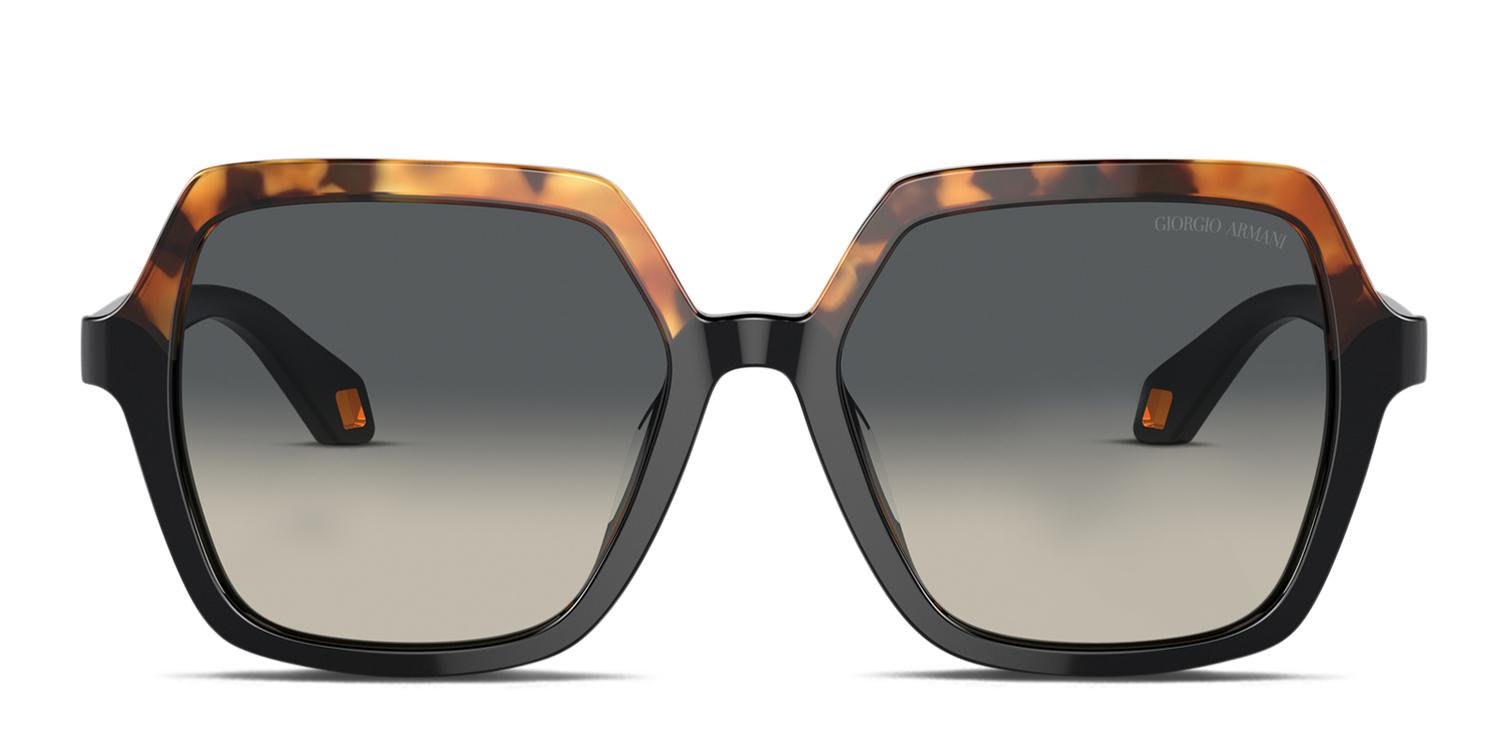 Giorgio Armani AR8193U Tortoise, Black glasses - Tortoise / Black - Frontal View