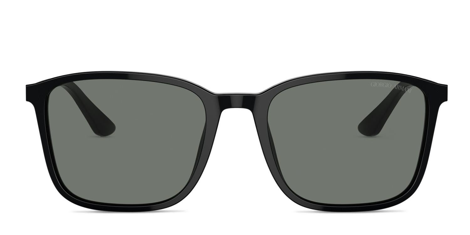 Giorgio Armani AR8197 Black glasses - Black - Frontal View