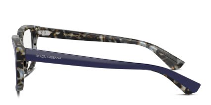Dolce & Gabbana DG3380 Blue glasses - Blue - Side View