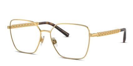 Dolce & Gabbana DG1351 Gold glasses - Gold - Angle View