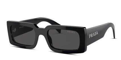 Prada PRA07S Black, Gray glasses - Black / Gray - Angle View