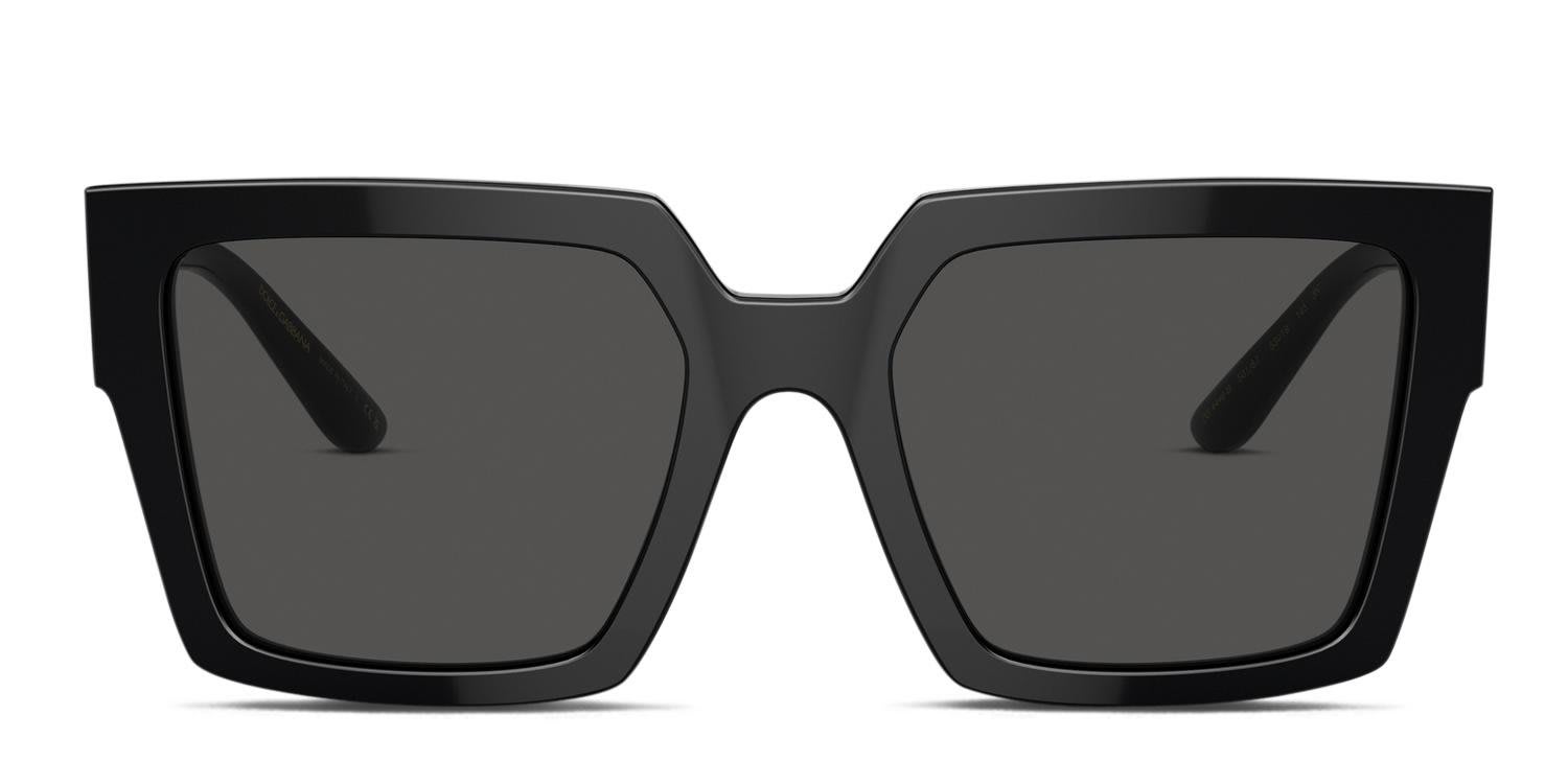 Dolce & Gabbana DG4446B Shiny Black glasses - Shiny Black - Frontal View