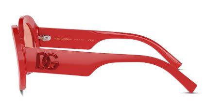 Dolce & Gabbana DG4448 Red glasses - Red - Side View