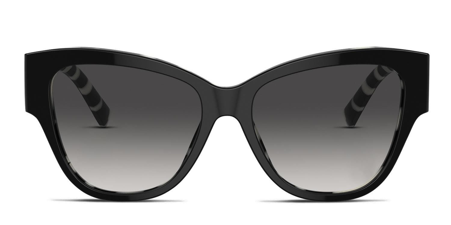 Dolce & Gabbana DG4449 Black glasses - Black - Frontal View