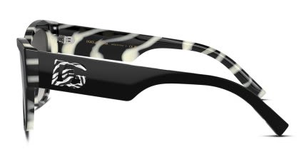 Dolce & Gabbana DG4449 Black glasses - Black - Side View