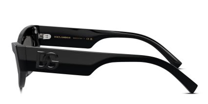 Dolce & Gabbana DG4450 Shiny Black glasses - Shiny Black - Side View
