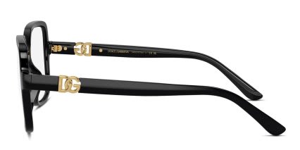 Dolce & Gabbana DG5105U Shiny Black glasses - Shiny Black - Side View