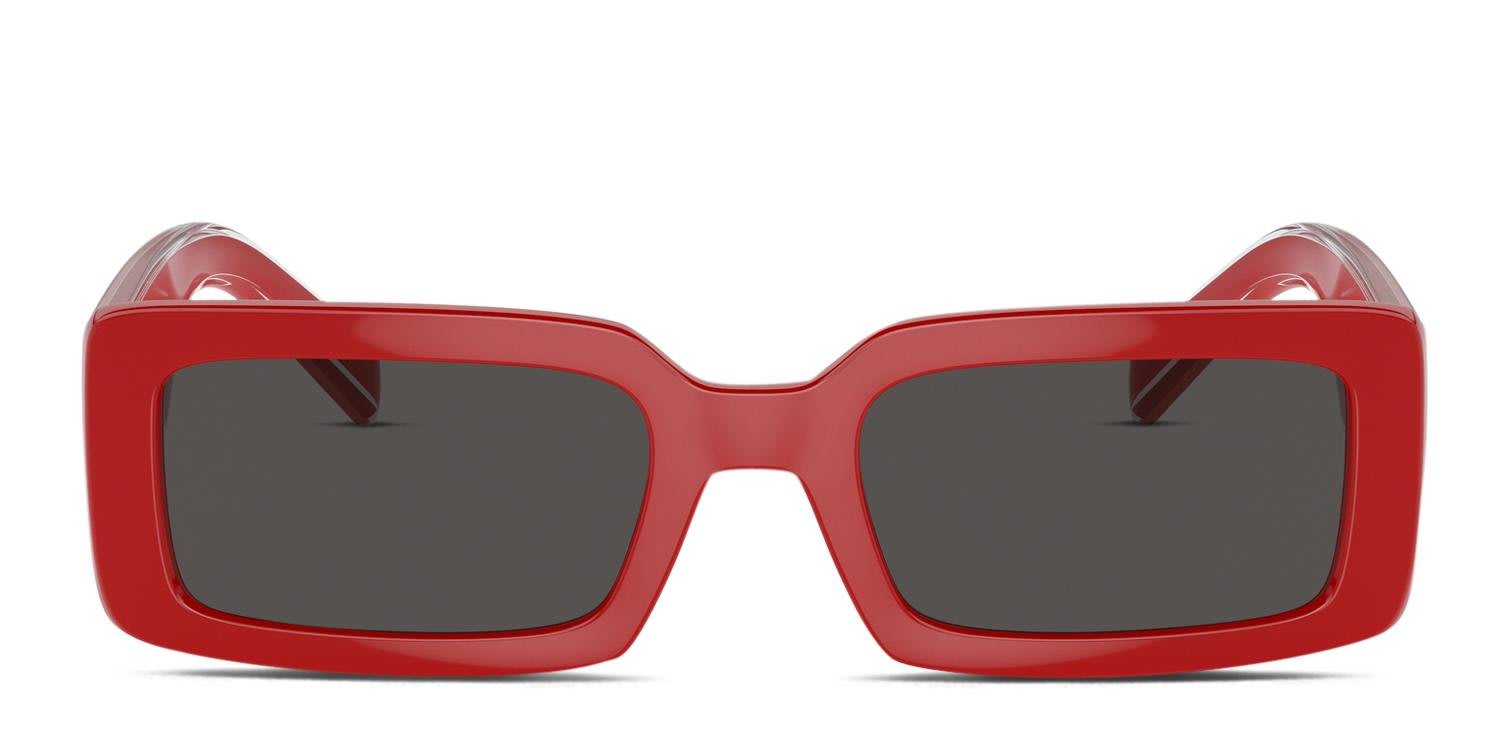 Dolce & Gabbana DG6187 Red glasses - Red - Frontal View