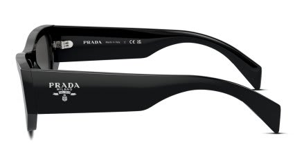 Prada PRA01S Black, Gray glasses - Black / Gray - Side View