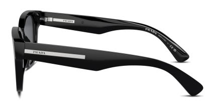 Prada PRA04S Black glasses - Black - Side View