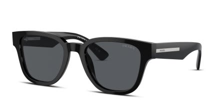 Prada PRA04S Black glasses - Black - Angle View
