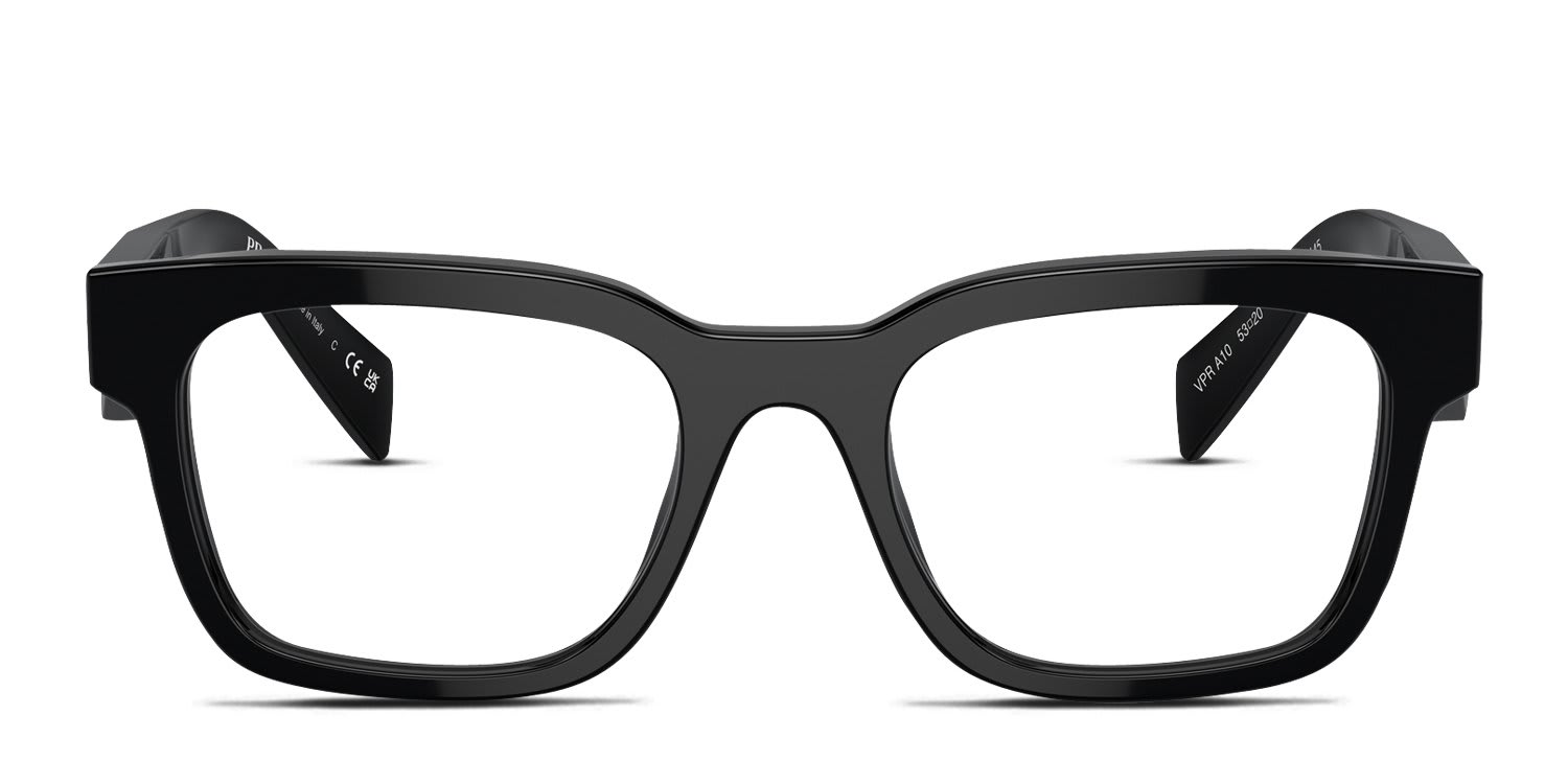 Prada PRA10V Black glasses - Black - Frontal View