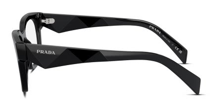 Prada PRA10V Black glasses - Black - Side View