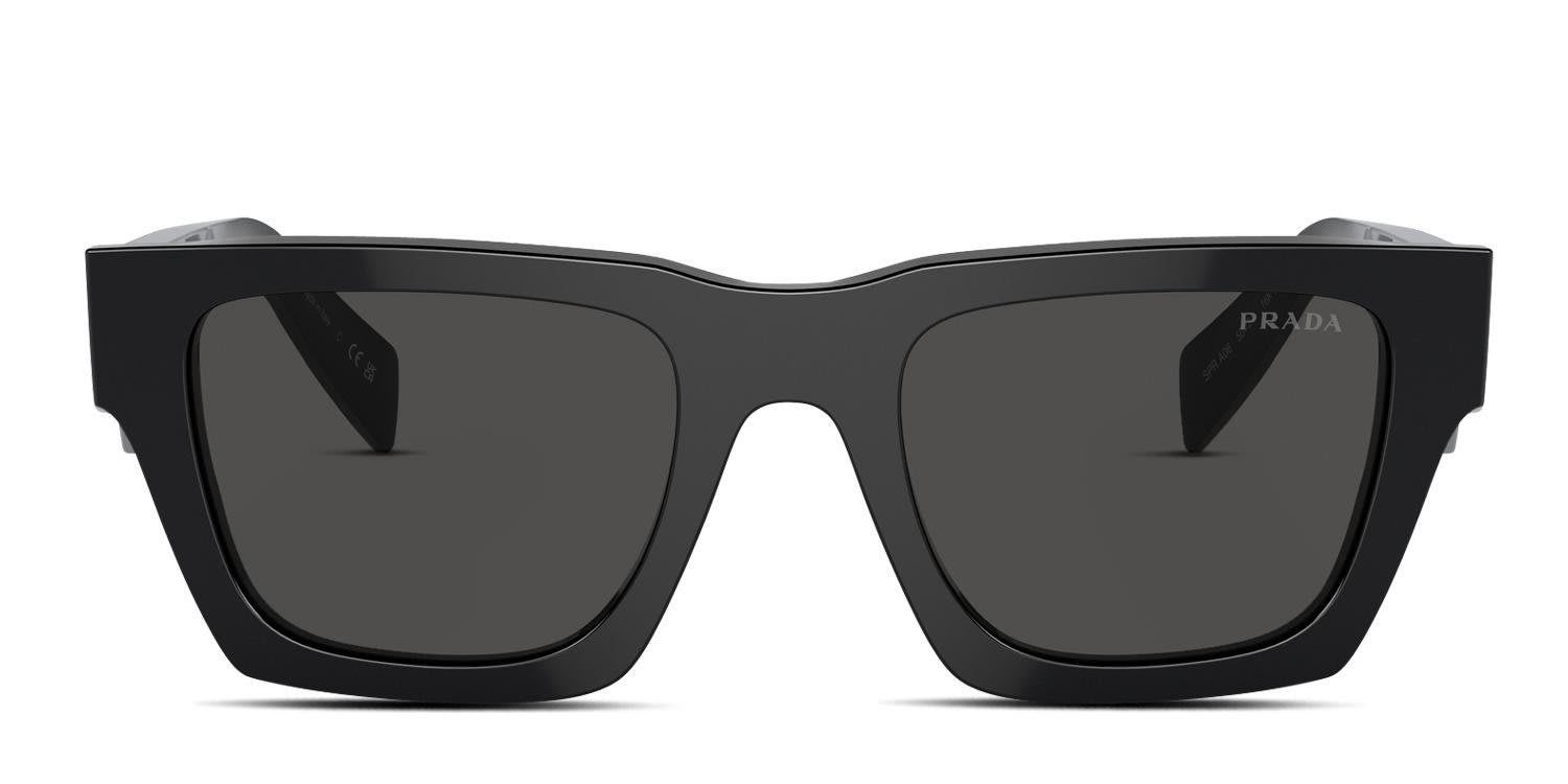 Prada PRA06S Shiny Black glasses - Shiny Black - Frontal View
