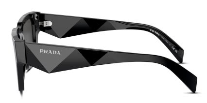 Prada PRA06S Shiny Black glasses - Shiny Black - Side View
