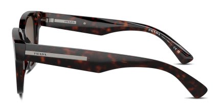 Prada PRA04S Brown, Tortoise glasses - Brown / Tortoise - Side View