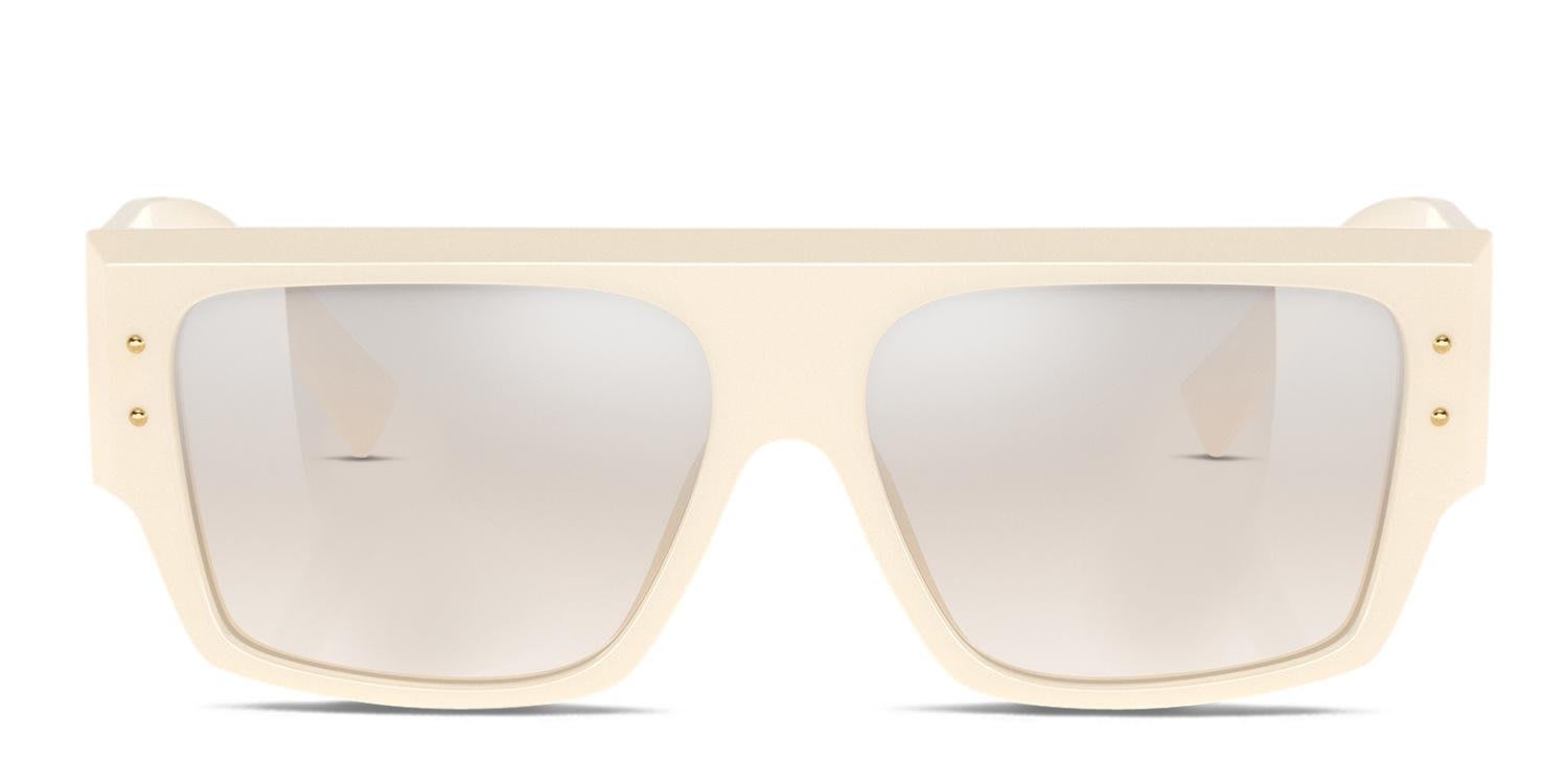 Dolce & Gabbana DG4459 White glasses - White - Frontal View